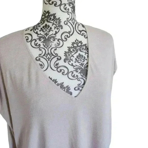 Aritzia Wilfred Free Marcoux Dress Light Taupe Jersey Women's size Extra Small - Picture 6 of 13